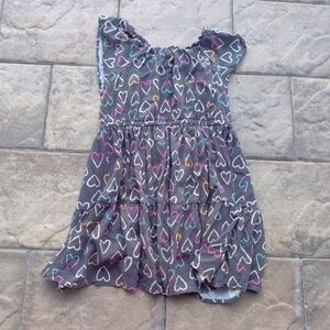 Girl dress size 10/12 hearts